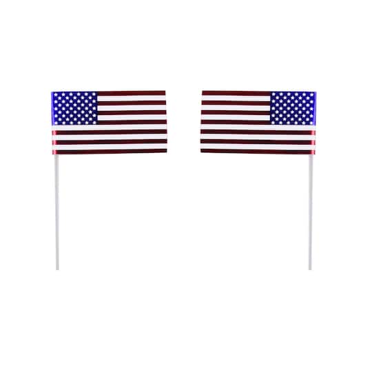 July 4th American Flag Toppers by Celebrate It&#x2122; Red, White &#x26; Blue